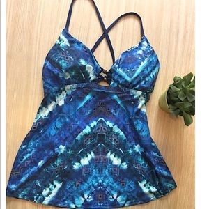 🌟NWOT LUCKY HIGH TIDES TANKINI TOP